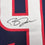 Framed Autographed/Signed Brevin Jordan 35x39 Houston Blue Football Jersey Beckett BAS COA