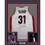 Framed Autographed/Signed Jason Terry 35x39 Arizona White College Basketball Jersey JSA COA