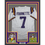 Framed Autographed/Signed Leonard Fournette 35x39 LSU White College Football Jersey Beckett BAS COA