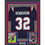 Framed Autographed/Signed TreVeyon Henderson 35x39 New England Blue Football Jersey Beckett BAS COA