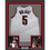 Framed Autographed/Signed Jrue Holiday 35x39 Portland White Basketball Jersey Beckett BAS COA