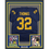 Framed Autographed/Signed Anthony Thomas 35x39 Michigan Blue College Football Jersey JSA COA