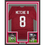 Framed Autographed/Signed John Metchie III 35x39 Alabama Red College Football Jersey JSA COA