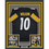 Framed Autographed/Signed Roman Wilson 35x39 Pittsburgh Black Football Jersey Beckett BAS COA