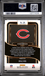 Graded 2024 Panini Select Rome Odunze #136 Neon Green Shock Rookie RC Football Card PSA 10 Gem Mint