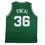 Autographed/Signed Shaquille Shaq O'Neal Boston Green Basketball Jersey Beckett BAS COA