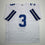 Autographed/Signed George Pickens Dallas White Football Jersey JSA COA