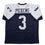Autographed/Signed George Pickens Dallas Thanksgiving Day Football Jersey JSA COA