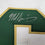 Autographed/Signed Mike Singletary Baylor White College Football Jersey Beckett BAS COA
