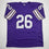 Autographed/Signed Clinton Jones Minnesota Purple Football Jersey JSA COA