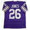 Autographed/Signed Clinton Jones Minnesota Purple Football Jersey JSA COA