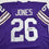 Autographed/Signed Clinton Jones Minnesota Purple Football Jersey JSA COA