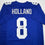 Autographed/Signed Jevon Holland New York Blue Football Jersey JSA COA