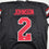 Autographed/Signed Will Johnson Arizona Black Pro Cut Football Jersey Beckett BAS COA