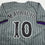 Autographed/Signed Ronny Mauricio New York Grey Pinstripe City Connect Baseball Jersey Beckett BAS COA