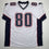 Autographed/Signed Danny Amendola New England White Football Jersey JSA COA