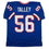 Autographed/Signed Darryl Talley Buffalo Blue Football Jersey JSA COA