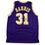 Autographed/Signed Kurt Rambis Los Angeles Purple Basketball Jersey Beckett BAS COA