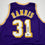 Autographed/Signed Kurt Rambis Los Angeles Purple Basketball Jersey Beckett BAS COA
