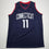 Autographed/Signed Alex Karaban UConn Connecticut Blue College Basketball Jersey Beckett BAS COA