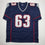 Autographed/Signed Joe Andruzzi New England Navy Blue Football Jersey JSA COA