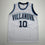 Autographed/Signed Donte DiVincenzo Villanova White College Basketball Jersey Beckett BAS COA