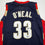 Autographed/Signed Shaquille Shaq O'Neal Cleveland Blue Basketball Jersey Beckett BAS COA