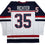Autographed/Signed Mike Richter USA United States White Hockey Jersey JSA COA