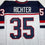 Autographed/Signed Mike Richter USA United States White Hockey Jersey JSA COA