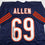 Autographed/Signed Jared Allen Chicago Blue Football Jersey PSA/DNA COA