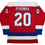 Autographed/Signed Michal Pivonka Washington Red Hockey Jersey JSA COA