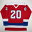 Autographed/Signed Michal Pivonka Washington Red Hockey Jersey JSA COA