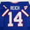 Autographed/Signed Frank Reich Buffalo Blue Football Jersey Beckett BAS COA