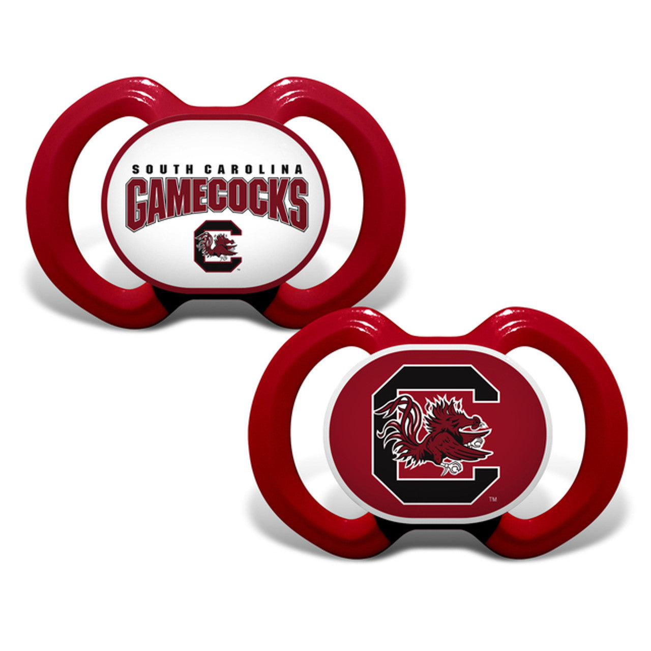 South Carolina Gamecocks Pacifier 2 Pack - Sports Collectibles, Sports Memorabilia, Sports Fan Shop, Sports Gifts