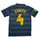 Autographed/Signed Javier Zanetti Inter Milan Navy Blue Soccer Futbol Jersey Beckett BAS COA