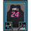 Framed Autographed/Signed Norman Powell 35x39 Miami Black Vice City Basketball Jersey Beckett BAS COA