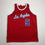 Autographed/Signed Caron Butler Los Angeles Red Basketball Jersey Beckett BAS COA