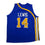 Autographed/Signed Freddie Lewis Indiana Blue Basketball Jersey JSA COA