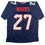 Autographed/Signed Woody Marks Houston Blue Football Jersey Beckett BAS COA