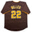 Autographed/Signed Mason Miller San Diego Brown Baseball Jersey JSA COA