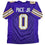 Autographed/Signed Ivan Pace Jr. Minnesota Purple Retro Football Jersey Beckett BAS COA