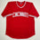 Autographed/Signed Chris Sabo Cincinnati Red Baseball Jersey JSA COA