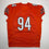 Autographed/Signed Austin Booker Chicago Orange Pro Cut Football Jersey JSA COA