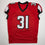 Autographed/Signed Xavier Watts Atlanta Red Pro Cut Football Jersey JSA COA
