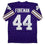 Autographed/Signed Chuck Foreman Minnesota Purple Football Jersey JSA COA