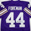 Autographed/Signed Chuck Foreman Minnesota Purple Football Jersey JSA COA