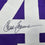 Autographed/Signed Chuck Foreman Minnesota Purple Football Jersey JSA COA