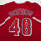 Autographed/Signed Reid Detmers Los Angeles Anaheim Red Baseball Jersey Beckett BAS COA