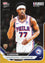 2025 Topps Now VJ Edgecombe #267 Orange Foil /25 1st Rookie Ever with 30/10 + 5 3PM in Playoff Game Philadelphia 76ers Rookie RC Basketball Card