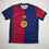 Autographed/Signed Robert Lewandowski FC Barcelona Blue/Red Soccer Futbol Jersey Beckett BAS COA